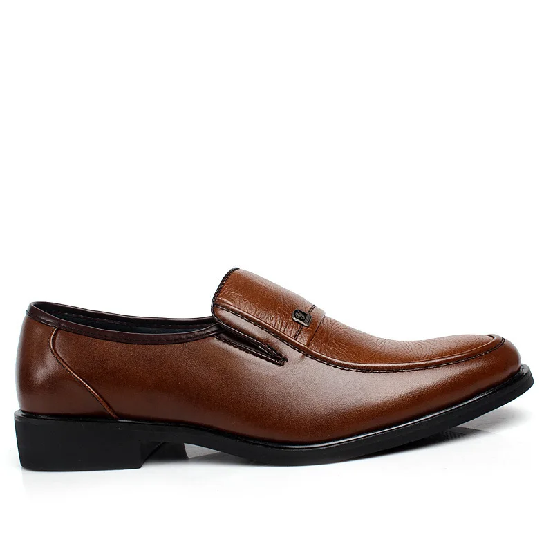 Брендовые высококачественные модные мужские кожаные туфли; повседневные кожаные мужские туфли на плоской подошве; кожаные мужские лоферы; мужские деловые модельные туфли коричневого цвета