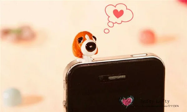 My Dogs Cartoon Animals Anti Dust Earphone Plugs - 5