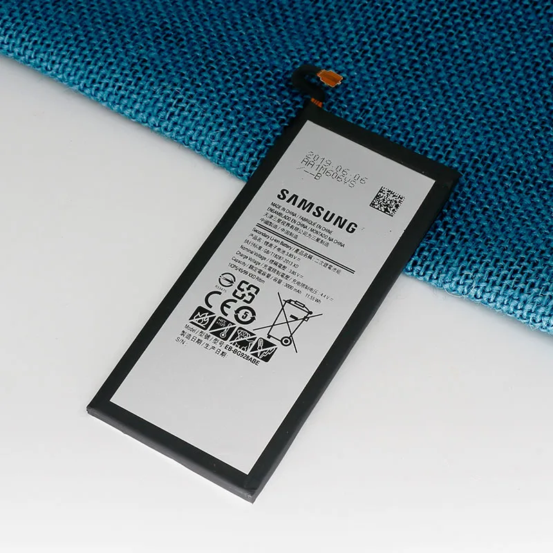 100% Оригинальный samsung Galaxy S6 Edge Plus Батарея для G928 G928F G928G G928T G928A G928I G928S EB BG928ABE 3000 мА/ч с