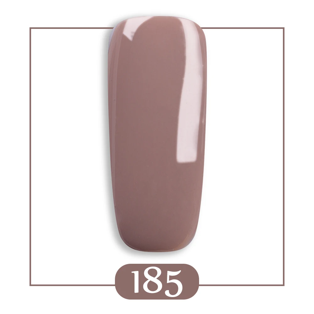 RS лак для ногтей коричневый Блестящий Гель-лак для ногтей набор шоколадных гель-лаков серия мокко кофе стойкий УФ светодиодный Гибридный Маникюр 15 мл - Цвет: pp185
