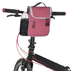 Сумка на руль 5L большая емкость MTB дорожный велосипед Передняя труба сумка сумки на плечо водонепроницаемый чехол велосипед Открытый