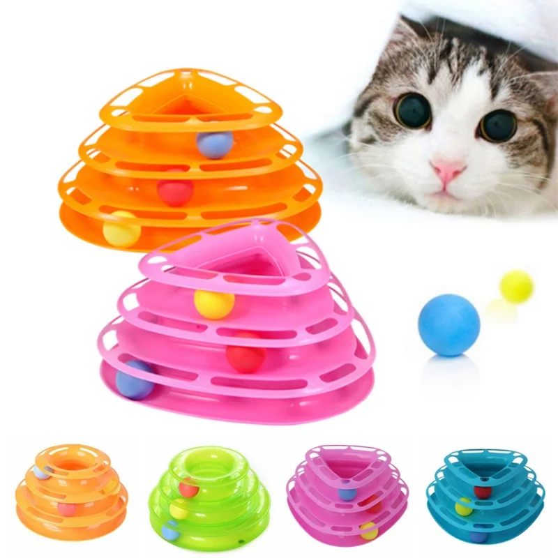 Funny Cat Pet Toy Cat Toys Intelligence Triple Play Disc Balls Ball Toys Pets Green Orange Cute Toy Funny Cat Pet Toy Cat Toys Intelligence Triple Play Disc Balls Ball Toys Pets Green Orange Cute Toy