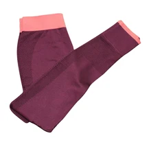 Женские колготки для фитнеса пуш-ап эластичные спортивные штаны для бега в спортзале-красный, S