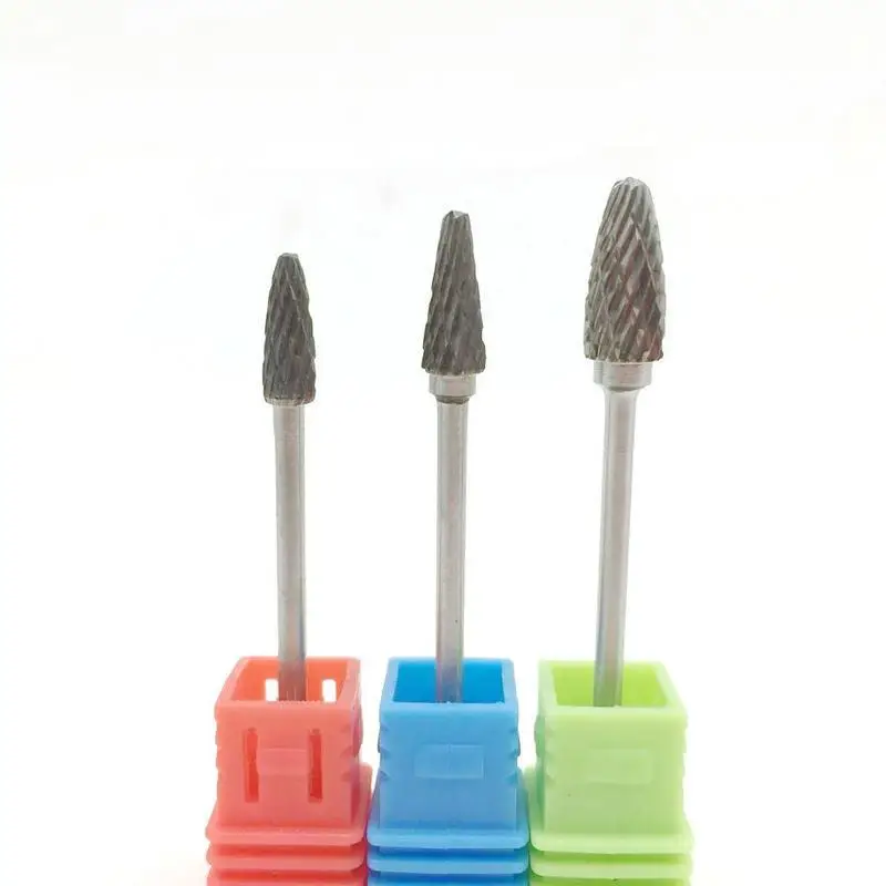 

Tungsten Carbide Nail Drill Bit 3/32" Rotary Burr Milling Cutter Manicure Pedicure Tools Nail Drill Accessories