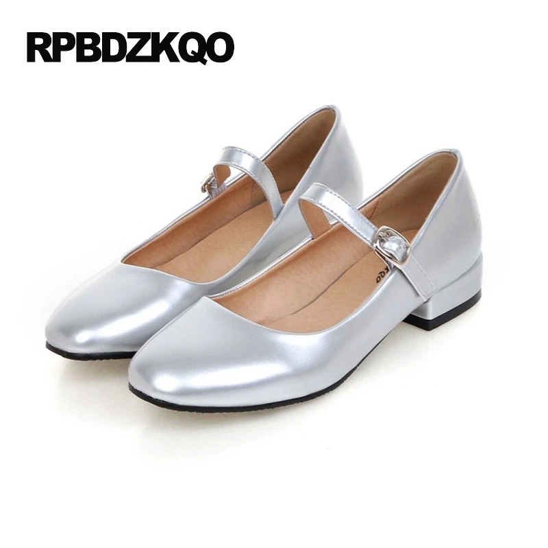 ladies silver mary jane shoes