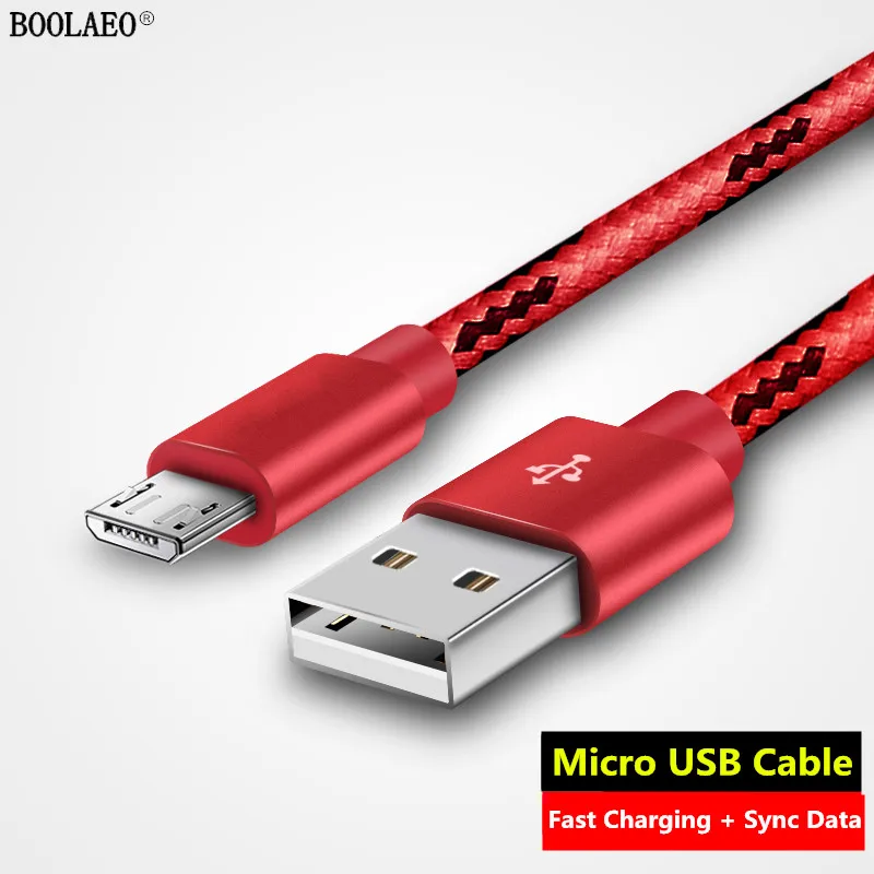 

1m 2m Micro USB Cable for Xiaomi Redmi Note 5 Pro 4 4x Micro USB Charger Data Cable for Samsung S7 S6 zte lenovo Phone Charging