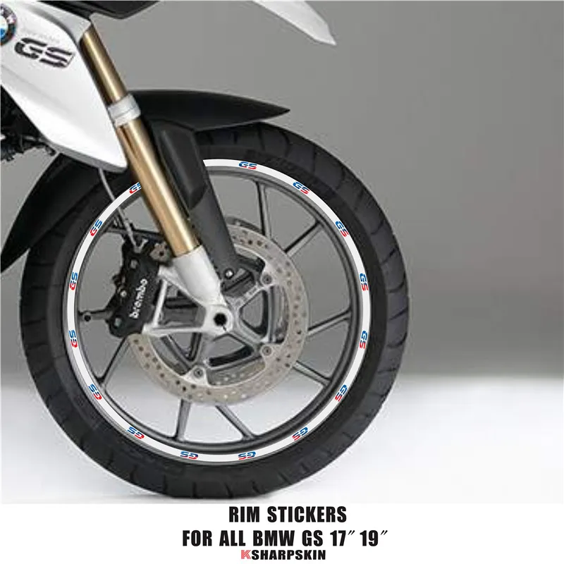 Светоотражающие наклейки на колеса мотоцикла обод шин s Для BMW F700GS F750GS G310GS R1200GS