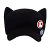 EVA Asuka anime hat cat ear cute black Plush baseball cap anime Costumes Hats ► Photo 3/6