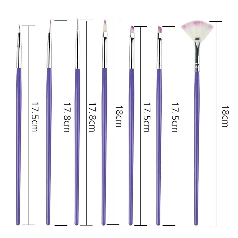 ROSALIND 7 sztuk zestaw pędzelków do paznokci artystyczny obraz pędzle rozsianych projekt Manicure szczotka do paznokci zestaw żel lakiery narzędzia 5 ROSALIND 7 sztuk zestaw pędzelków do paznokci artystyczny obraz pędzle rozsianych projekt Manicure szczotka do paznokci zestaw żel lakiery narzędzia 5