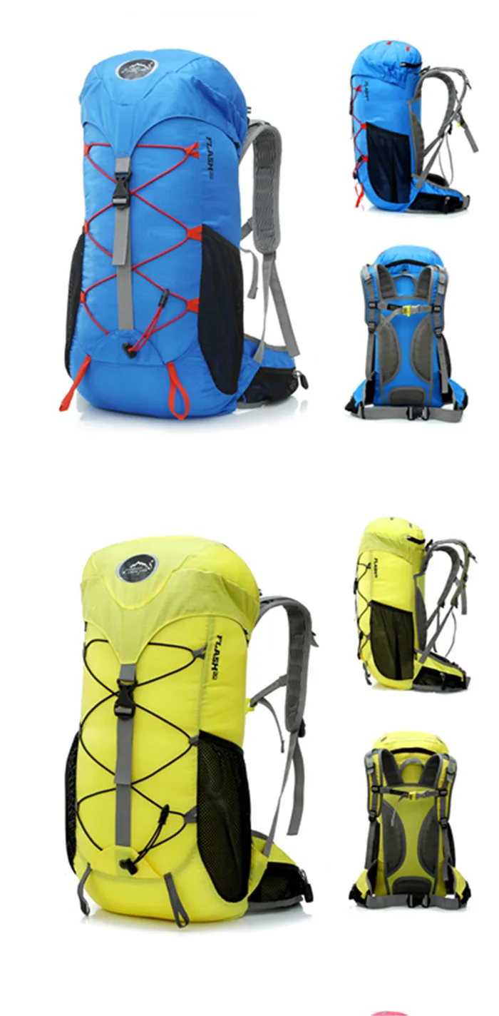 30L Открытый водонепроницаемый альпинистский мешок для мужчин и женщин, походный рюкзак, сумка через плечо