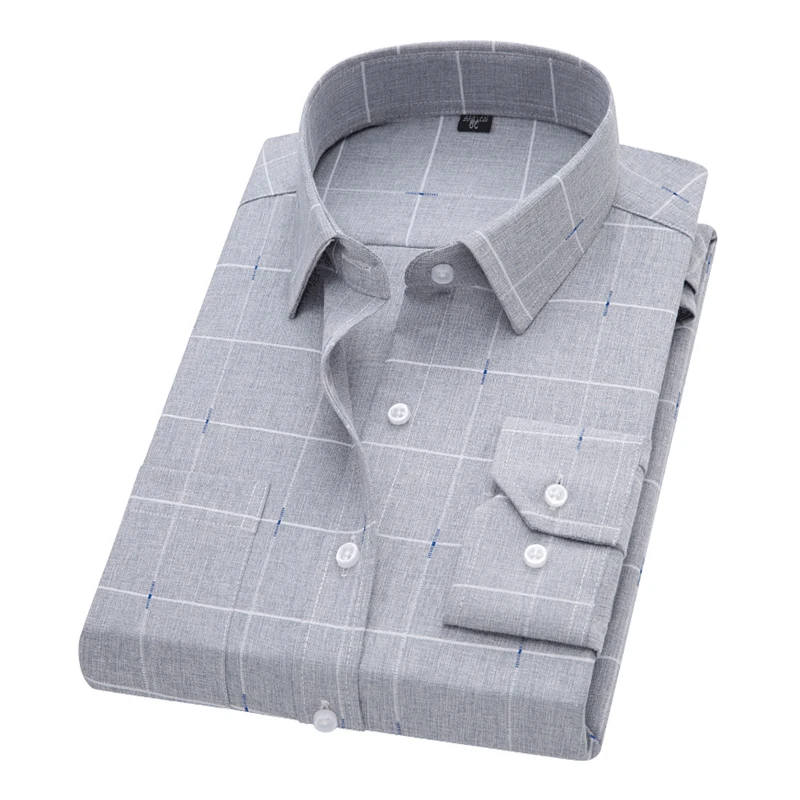 DAVYDAISY 2019 جديد وصول الرجال قميص بأكمام طويلة الذكور منقوشة Printl الأعمال اللباس قمصان العلامة التجارية ملابس العمل قميص رجل DS262