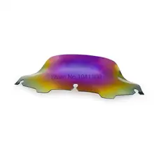 8″ Wave Windshield Windscreen for Harley Touring FLHT FLHTC FLHX 96-13 Colorful