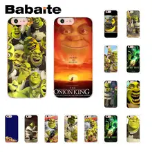 Babaite Забавный Шрек Мягкий Силиконовый ТПУ чехол для телефона iPhone X XS MAX 6 6S 7 7plus 8 8Plus 5 5S XR 10 Чехол
