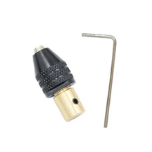 Mini Drill Bit Chuck Adapter Converter Power Tool Quick Change Clamping Range 0.3-3.5mm Universal self-tightening Drill Chuck