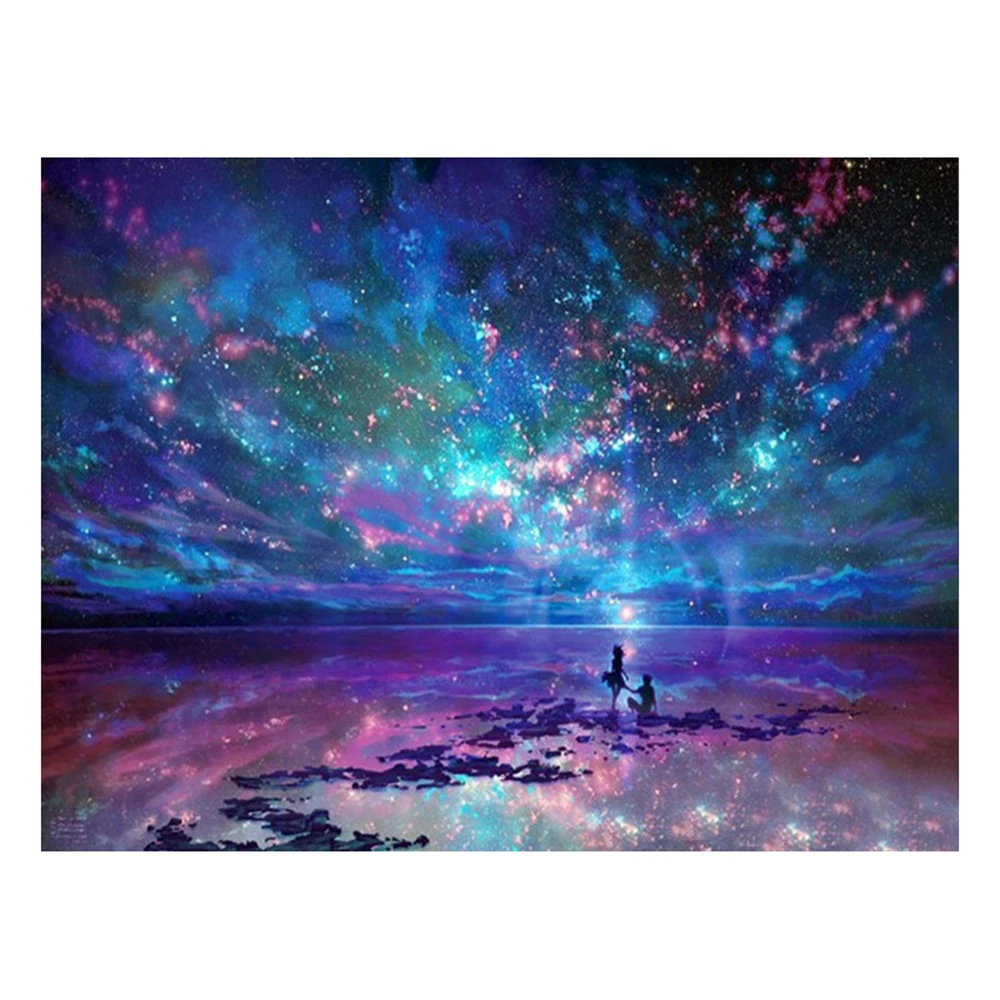 

SDFC-Night's Stars Diamond Painting 5D DIY Cross Stitch Embroidery Crafts Home Decor
