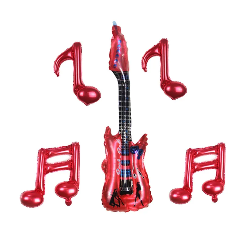 Гитара нот воздушные шары набор музыка вечерние воздушные шары гитара ...