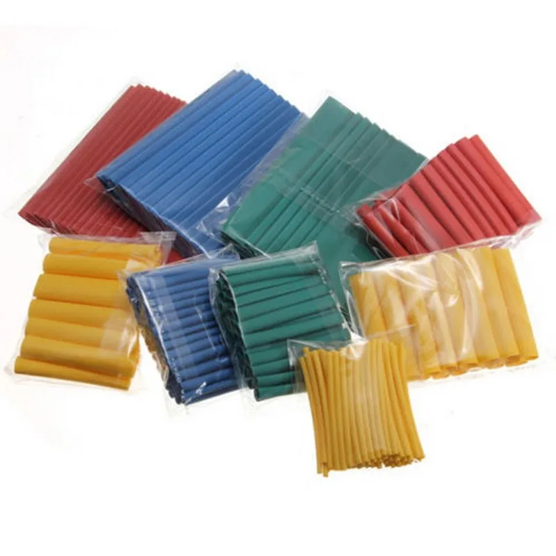 260pcs-8-Sizes-Insulation-Assortment-Polyolefin-2-1-Electronic-Heat-Shrink-Tubing-Tube-Sleeve-Wrap-Wire