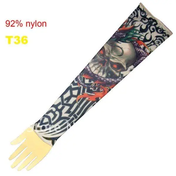 10pcs Novelty Tattoos Sleeves Mixed Designs Arm Sleeve Tattoos Tattoo