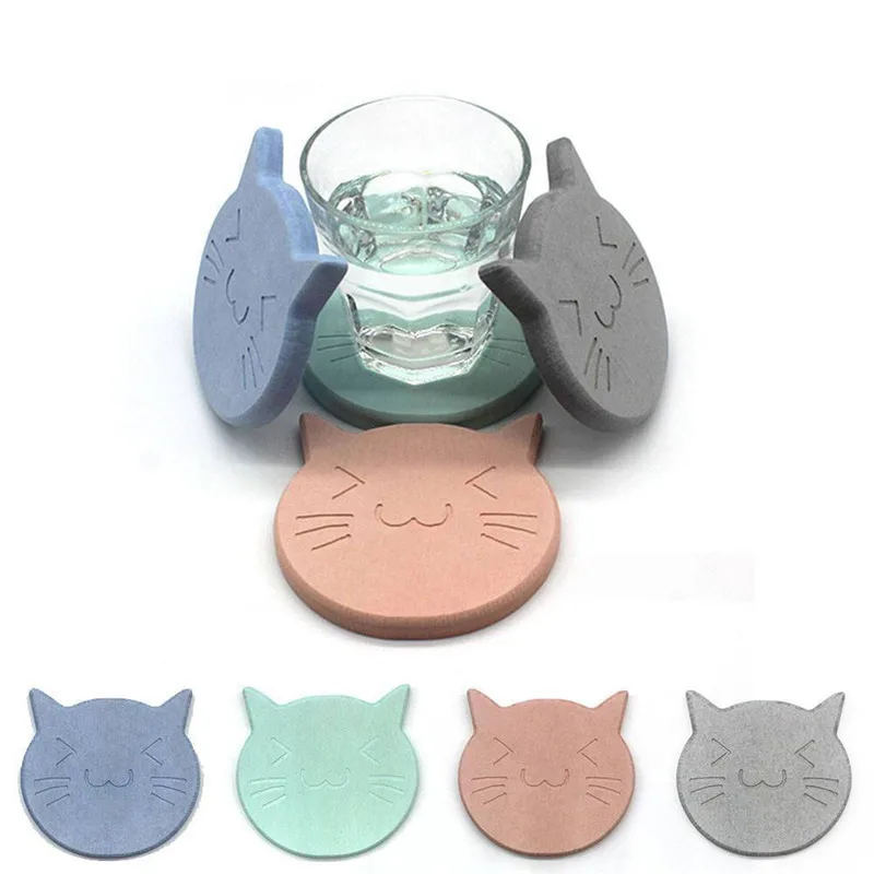

Coffee Coaster Diatomite Bibulous Slip-resistant Mug Drink Coasters Dining Table Placemats Desk Accessories Cup Mat Kitchen Tool