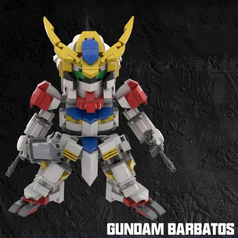 

2019 Kennie New Arrive Personal diy Gundam Barbatos model Blocks building toys Action Figure for Creative children gifts