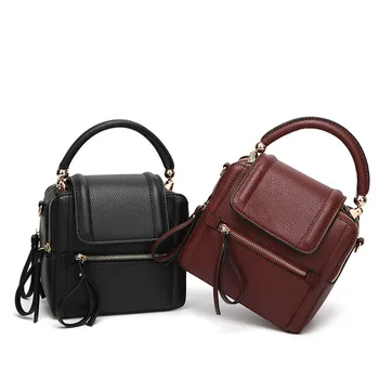

New Arrivals Women Lychee Pattern Small Square Bag Wild Casual Crossbody Messenger Luxury Handbag Shoulder Bag Torebki Damskie30