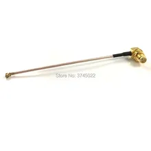 10 шт. каблук 10 см RG178 Удлинительный кабель правый угол SMA Jack uFL/u. FL/IPX/IPEX Соединительный пигтейльный кабель