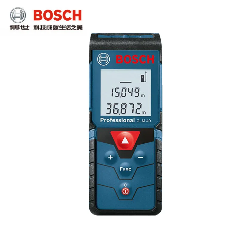 

BOSCH GLM40 Measuring laser ruler 40m Dust-proof and Waterproof Measuring Instrument Handheld Infrared Laser Range Finder