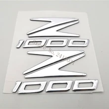 2 шт. мотоцикл Z1000 логотип эмблема наклейки настенные 3D поднять Светоотражающая эмблема Эмблемы для Kawasaki Z1000