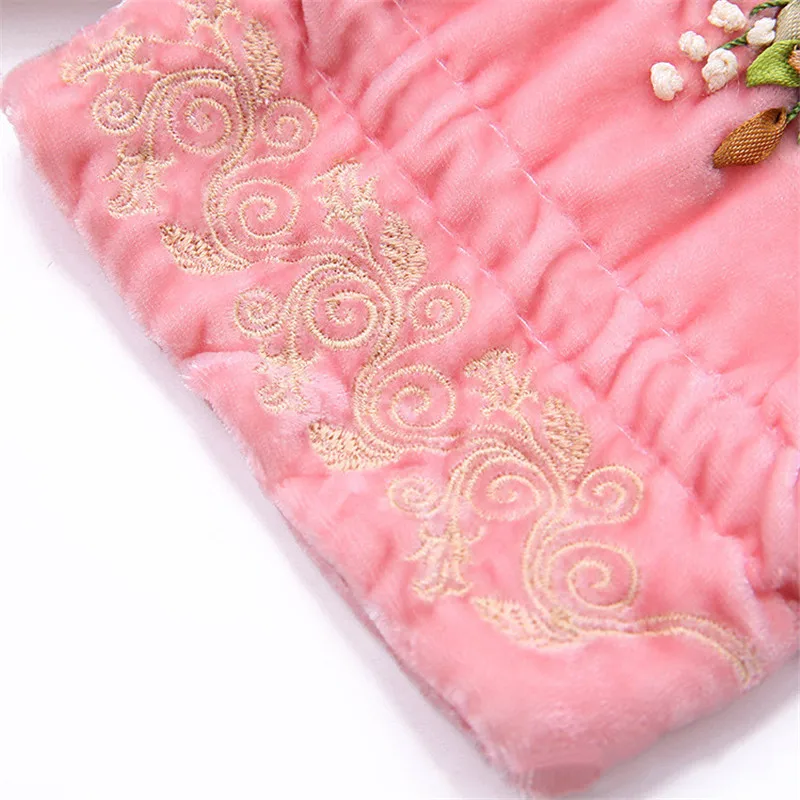13x16 см Drawstring подарки сумки цветок вышитые украшения сумки хлопок сумка для женщин Мода упаковка кисточкой Декор