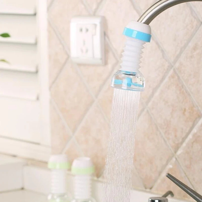 Rotatable Water Bubbler Swivel Head Water Saving Faucet Aerator Nozzle Tap Adapter Device  9