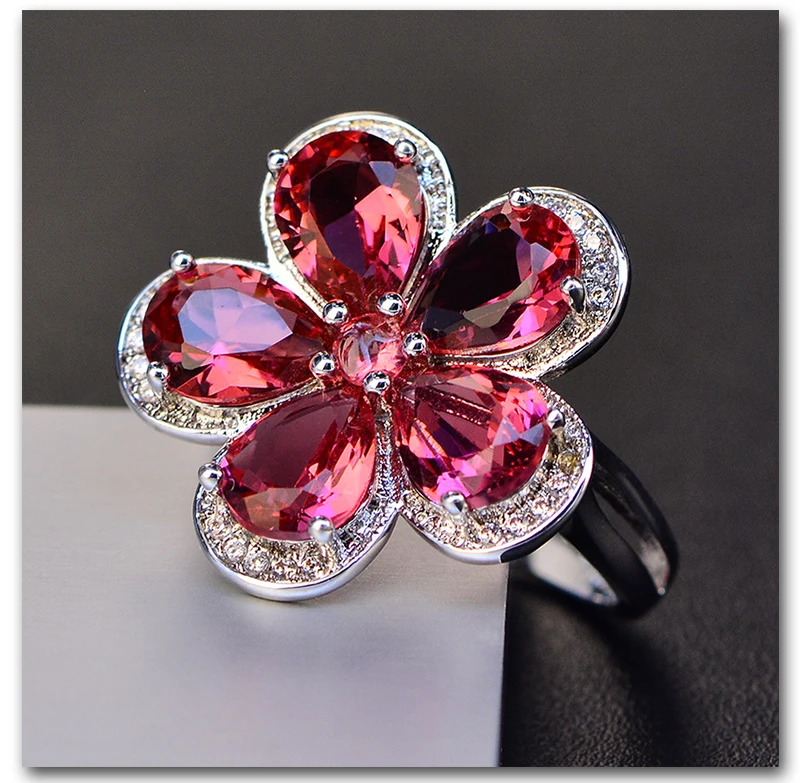 Austria-Swarovski-crystal-red-flower-wedding-rings_04