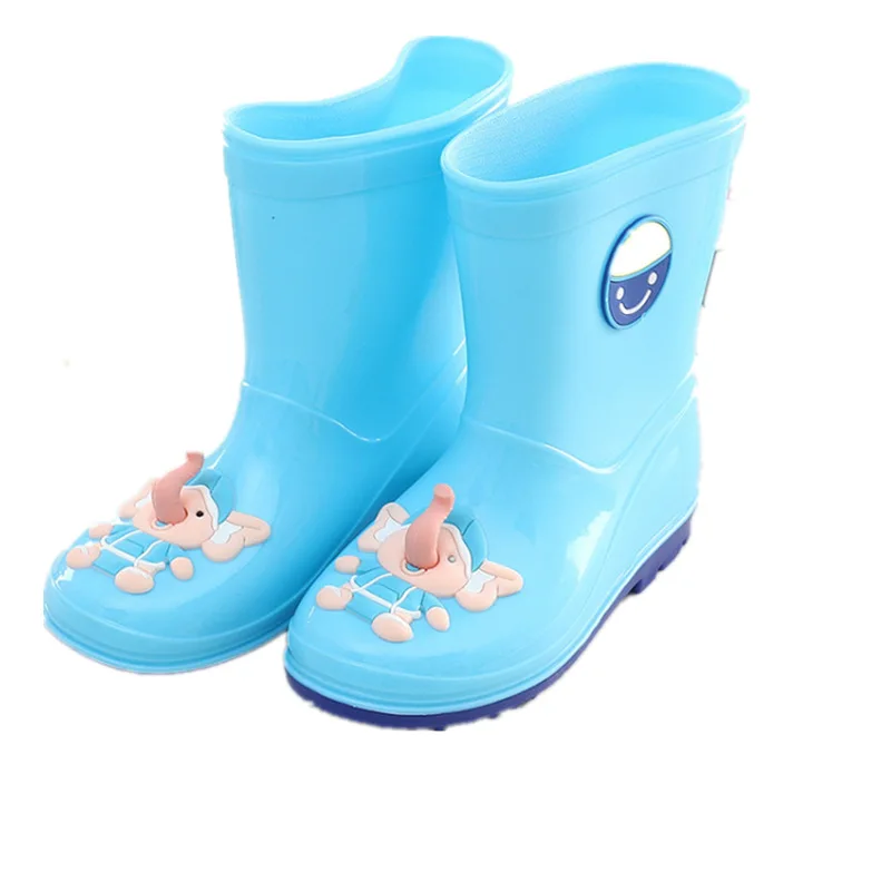 

Baby Girls Boys Rainboots Print Rubber Lovely Waterproof Toddler Kids Infant Slip-on Non-slip Kids Water Shoes