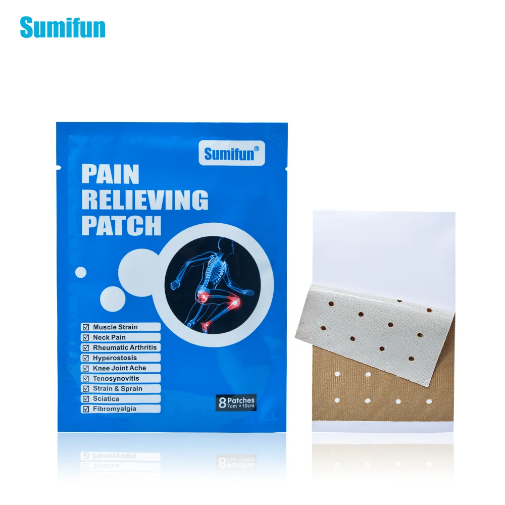 160pcs/20Bags Sumifun Pain Relieving Patch For Minor Ache & Pain Of Muscle And Joint Plaster Massage Health Care D0665 oro facial pain not just tooth ache