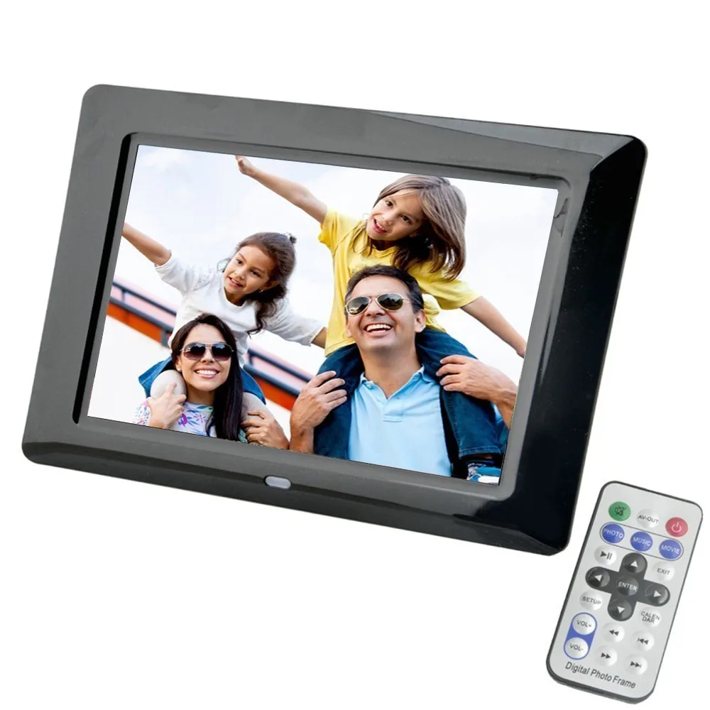 7 Inch Digital Photo Frame LED Backlight High Definition 800 X 480