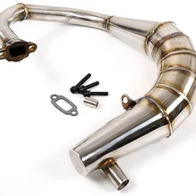 Стальная супер выхлопная труба с глушителем для 1/5 rc автомобилей Rofan F5 и MCD XS-5