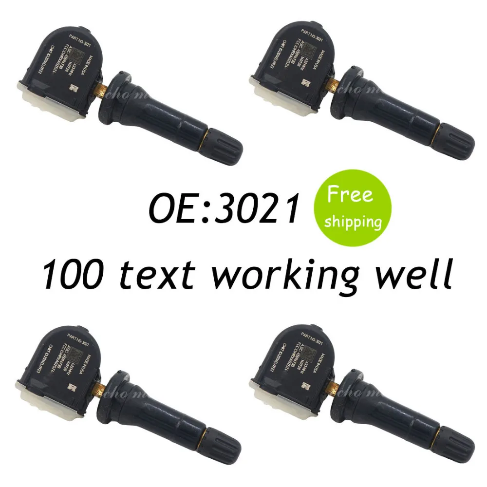 New 4pcs EV6T 1A180 CB EV6T 1A180 DC 3021 Tire Pressure Monitoring