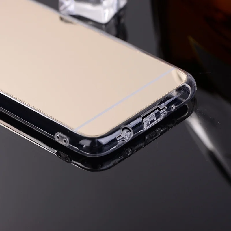 Мягкий зеркальный чехол из ТПУ силиконовый бампер для samsung galaxy j3 2017 j330 J3 J330F SM J330W
