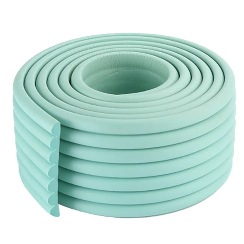 Furniture Corner Edge Safety Cushion Guard Light Green with Adhesive