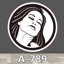 A-789 Frauen Wasserdichte Kühle DIY Aufkleber Für Laptop Gepäck Skateboard Kühlschrank Auto Graffiti Cartoon Aufkleber