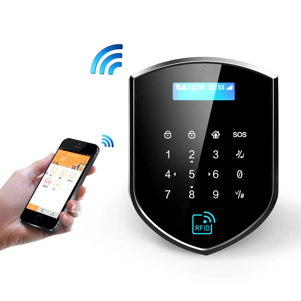 Wolf-Guard WM3GR 3G Wifi inalámbrico sistema de alarma de seguridad para el hogar Kit de bricolaje APP Control Sensor de movimiento antirrobo sistema de alarma