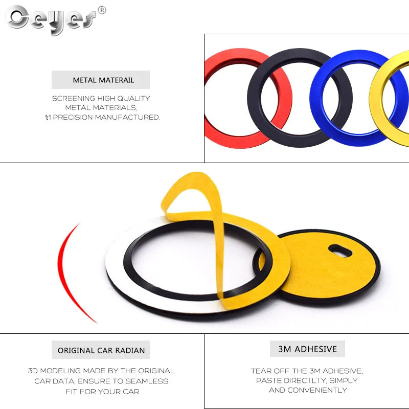Car Start Engine Button Key Ring for CIVIC (17)