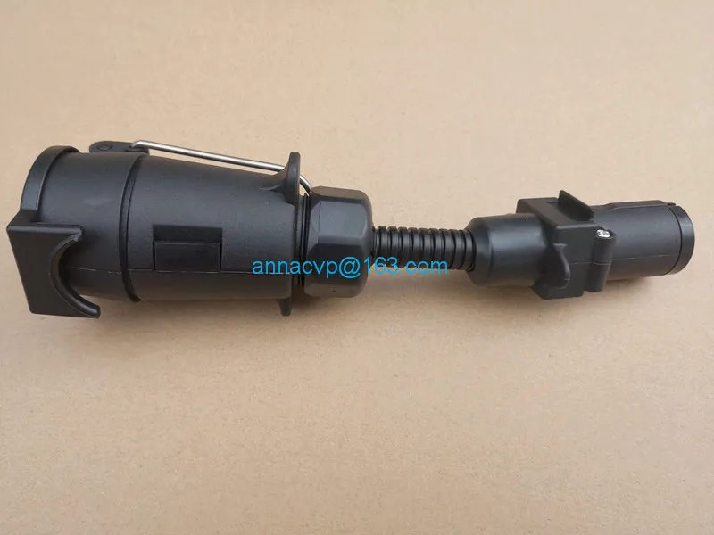 trailer adapter 7 pin large round trailer socket to small round plug (3)