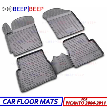 

For Kia Picanto 2004-2010 car floor mats carpets auto floor mats waterproof dustproof car styling interior decoration