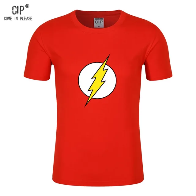 100 cotton comic logo super hero t shirt the flash shirt boy short