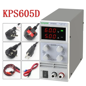 

KPS605D 60V 5A Single Channel adjustable Digital 0.1V 0.01A DC Laboratory power supply