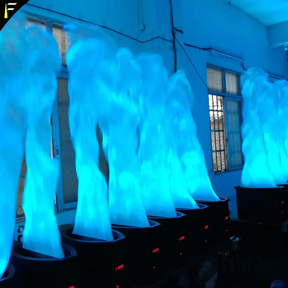 RGB 3 в 1 светодиодный тканевый шелк (1 5 м) DMX светильник пламени ing Рождественский