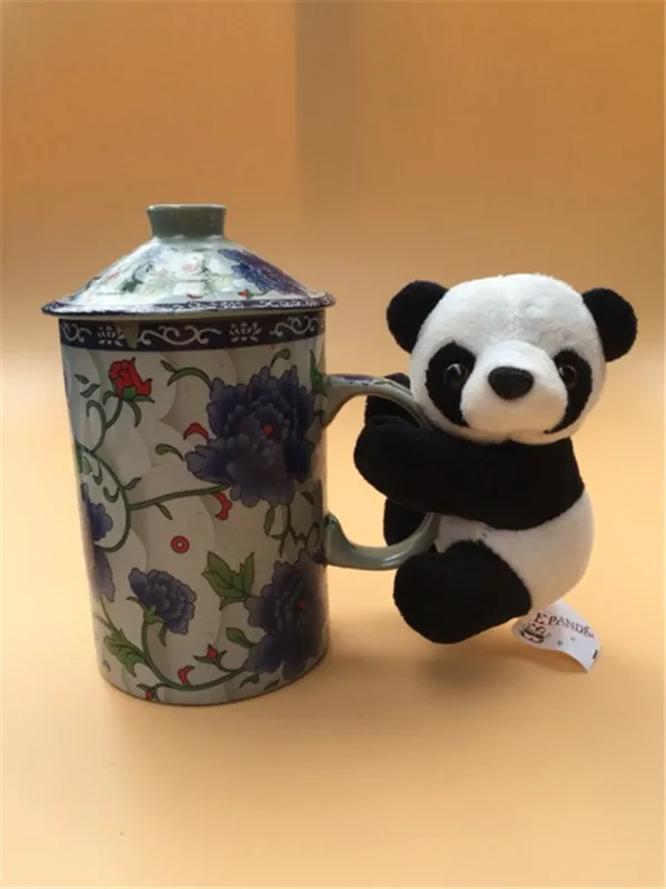 Panda Plush toys clips home decoration - 8