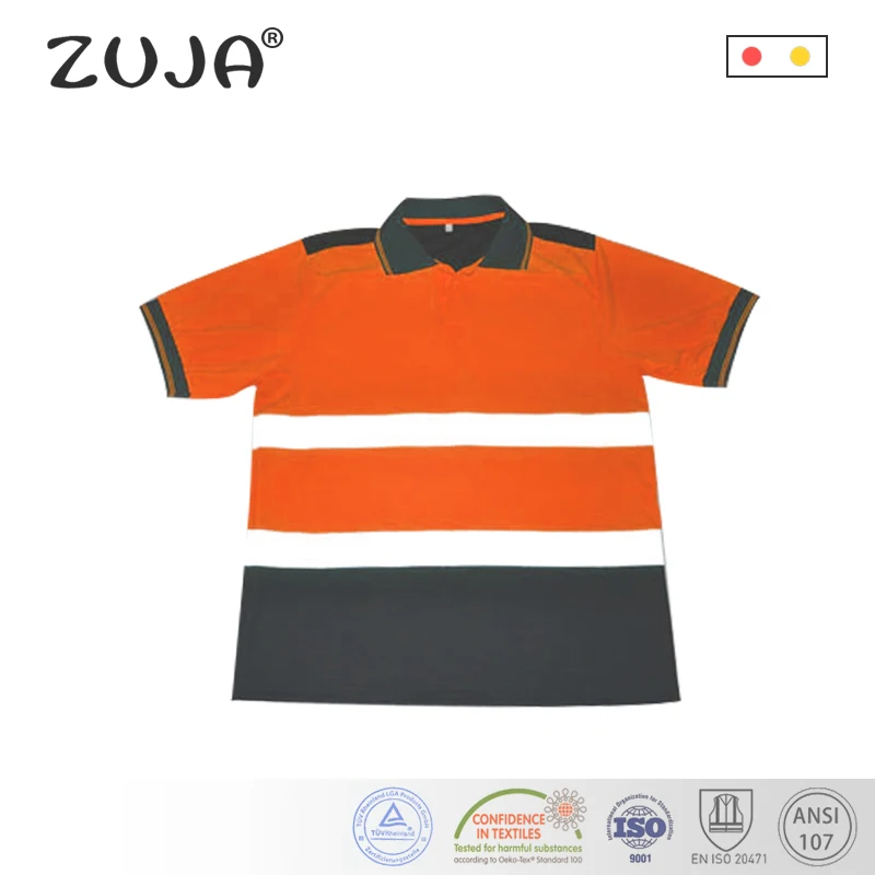 High Visibility Safety Work Shirt Breathable Work Clothes Safety Reflective Safety Polo Shirt High Visibility Safety Work Shirt Breathable Work Clothes Safety Reflective Safety Polo Shirt