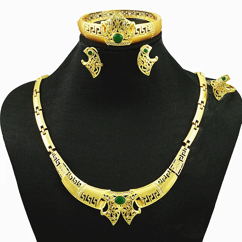 Aliexpress.com : Buy jewelry sets dubai gold jewelry women fashion necklace gold wedding jewelry ...