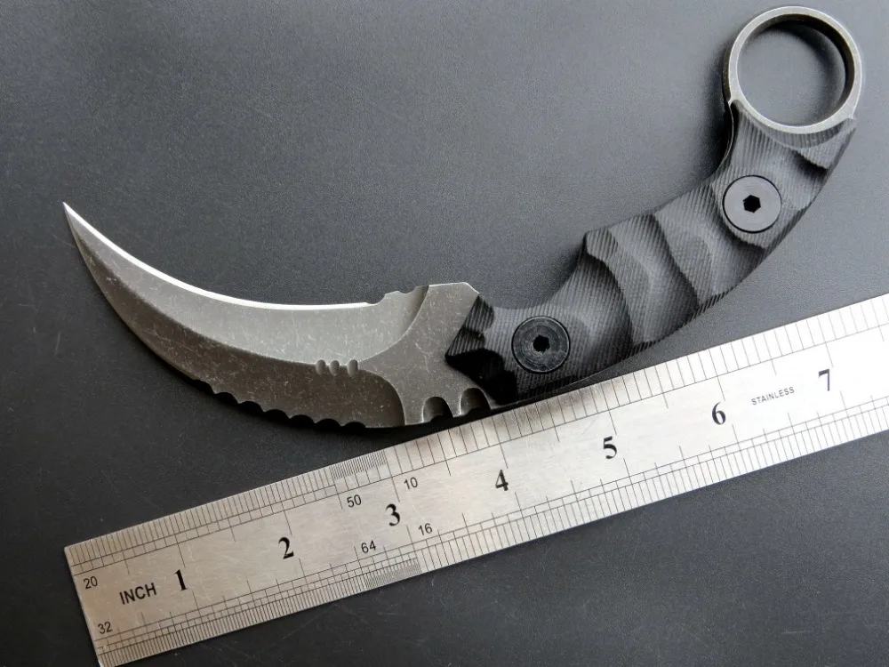 Eafengrow C1691 нож Karambit CS GO тактические коготь ножи счетчик удара ножи Открытый выживания охотничий нож кемпинг инструменты